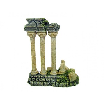 Decor acvariu trei coloane templu antic Decor acvariu trei coloane templu antic