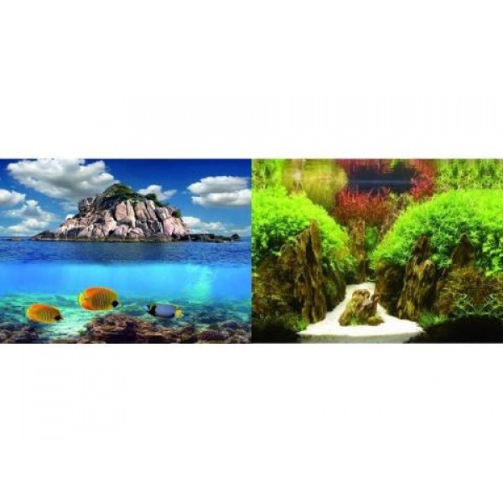 Fundal acvariu 2 fete 30cm X 1metru model PS67-82-30cm