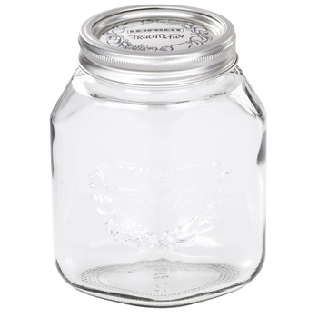 Borcan cu capac Leifheit, Sticla, 1000 ml Borcan cu capac Leifheit, Sticla, 1000 ml