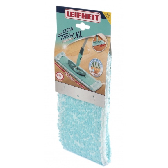 Leifheit Tête de balai Clean Twist Extra Soft XL Bleu 52016