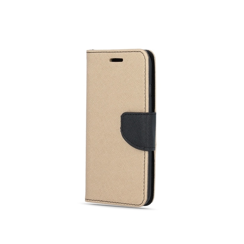 Husa SONY XPERIA E5 Fancy Book Forcell Auriu/Negru
