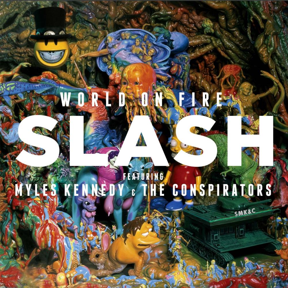 Slash (from Guns'N Roses) featuring Myles Kennedy And The Conspirators-World On Fire-CD