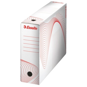 Cutie de arhivare Esselte Standard 100mm, alb Cutie de arhivare Esselte Standard 100mm, alb
