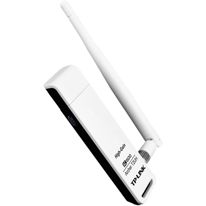 Placa de retea Wireless TP-LINK Archer T2UH, AC 600Mbps, Dual Band, 2T2R, USB 2.0