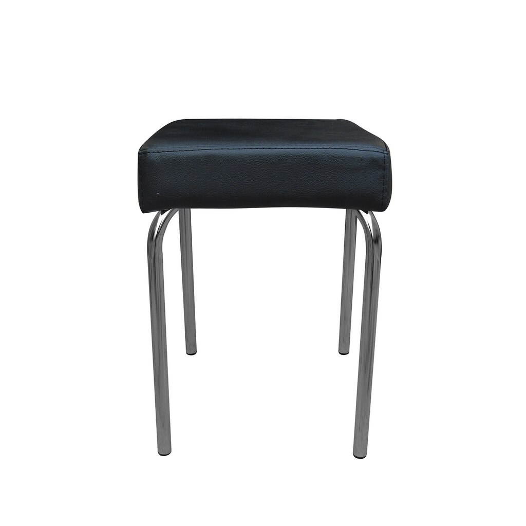 Scaun bucatarie TUTTI, Piele ecologica, Negru