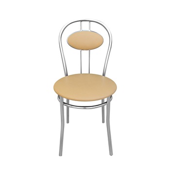 Scaun bucatarie TIZIANO, Ocru piele ecologica Scaun bucatarie TIZIANO, Ocru piele ecologica