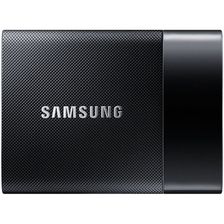 Solid State Drive (SSD) extern Samsung T1 Portable 500GB, USB 3.0, Negru