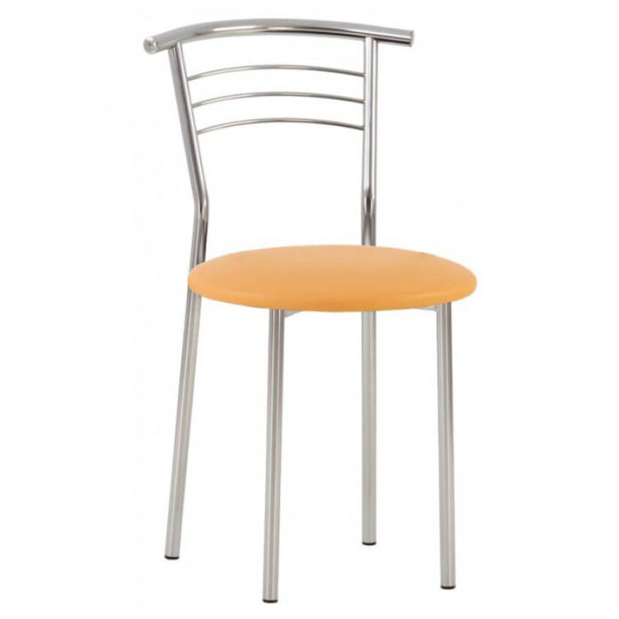 Scaun bucatarie MARCO, Piele ecologica, Ocru