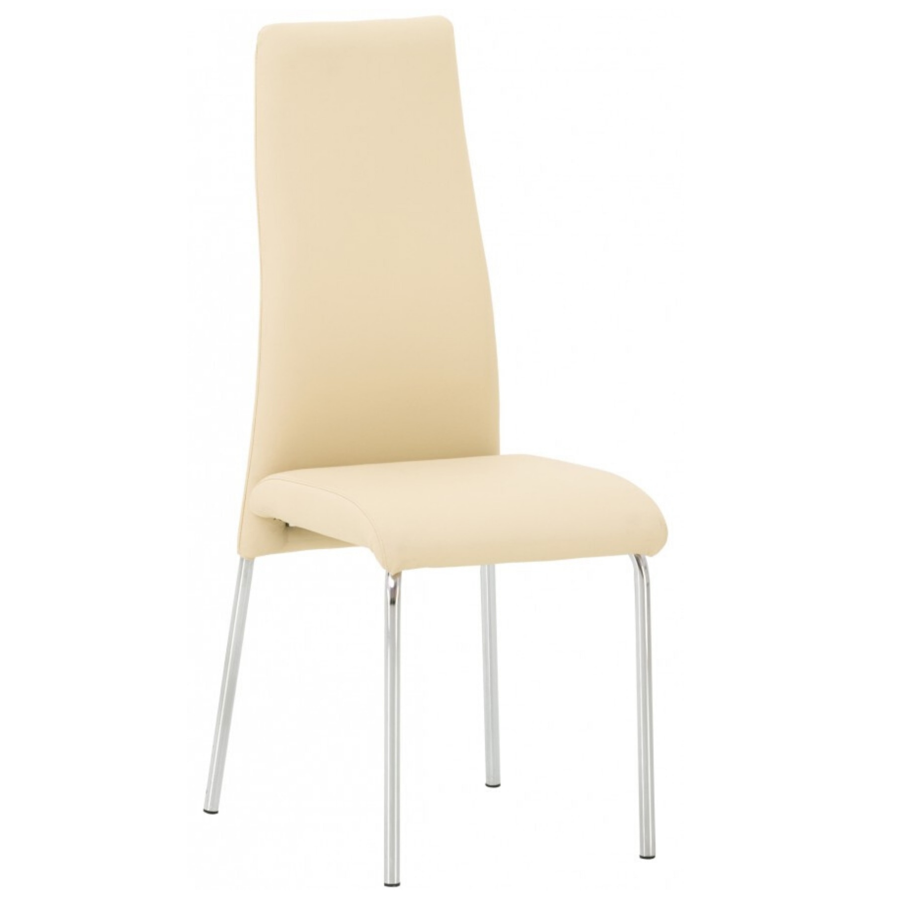 Scaun bucatarie TAILER, Piele ecologica, Crem