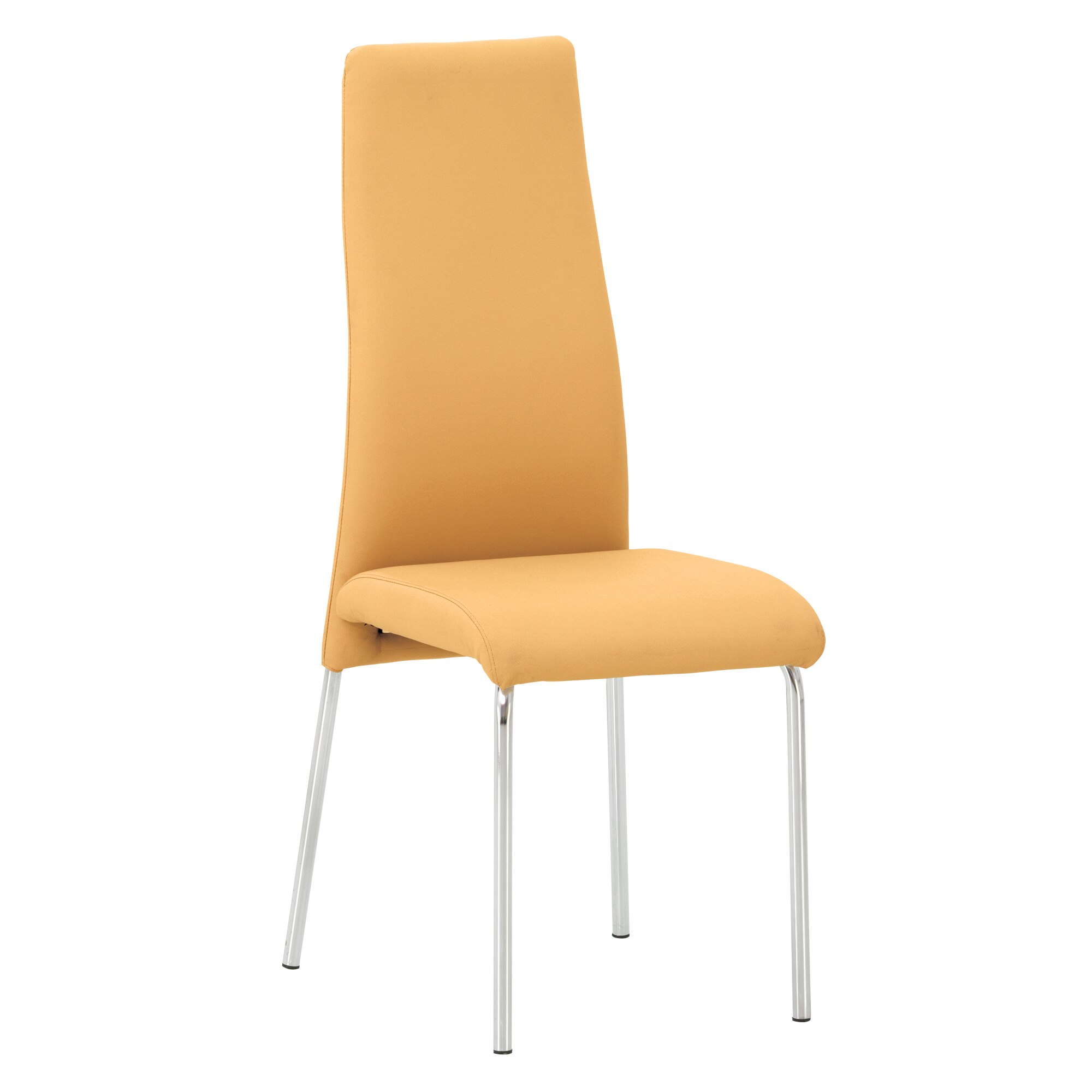 Scaun bucatarie/dining TAILER, piele ecologica, ocru