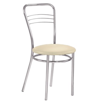 Scaun bucatarie ARGENTO, Piele ecologica, Crem Scaun bucatarie ARGENTO, Piele ecologica, Crem