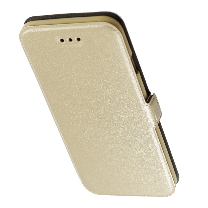 Калъф Book Pocket за Samsung A7 2018 , Златен
