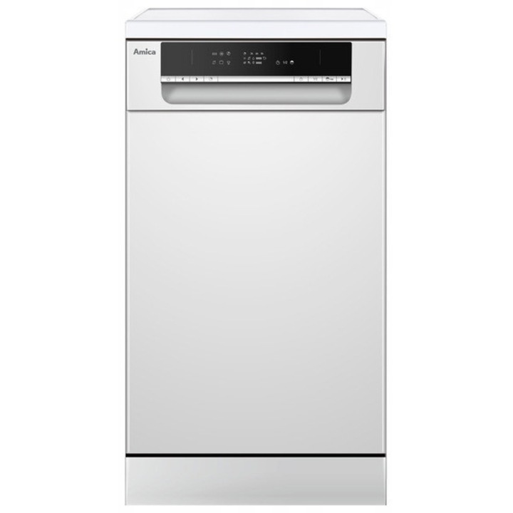 Masina de spalat vase Amica MDFM43E6QW (1T0711E1C) SilentDrive 2.0, 10 seturi, alb, 44.8 x 84.5 x 60 cm, clasa E, 49 dB