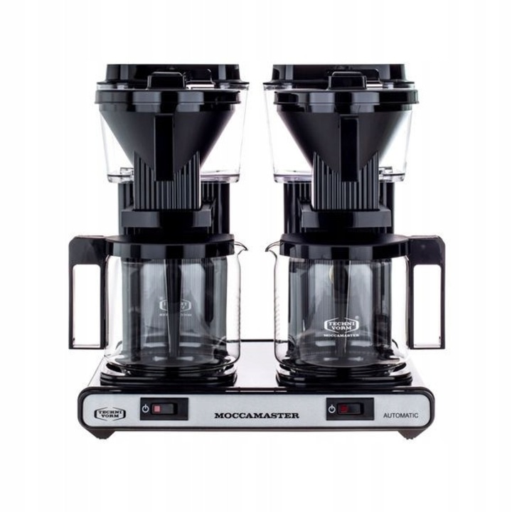 Espressor de filtru Moccamaster KBG 744 AO (O02VZU8PBJM), dublu, 2 x 1,25 l, 1520 W, negru
