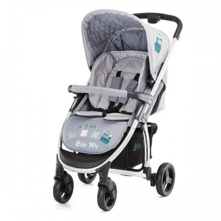 Carucior Chipolino 2 in 1 Baby Max Onyx, Train Green