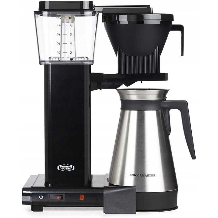 Espressor pentru cafea Moccamaster KBGT 741 (GF0SNVXJ) cu carafa termica, 1520 W, negru, 1,25 l