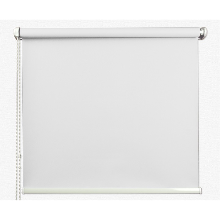 Rulou textil Melisa 11001, alb, Bendaluci ,41 cm x 150 cm, fara gaurirea tamplariei