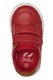 NEXT, Pantofi sport de piele si material textil cu velcro, Rosu, 20.5 EU