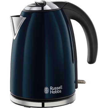 Fierbator Russell Hobbs Royal Blue 18947-70, 2200 W, 1.7 l, Oprire automata, Negru/Albastru Fierbator Russell Hobbs Royal Blue 18947-70, 2200 W, 1.7 l, Oprire automata, Negru/Albastru