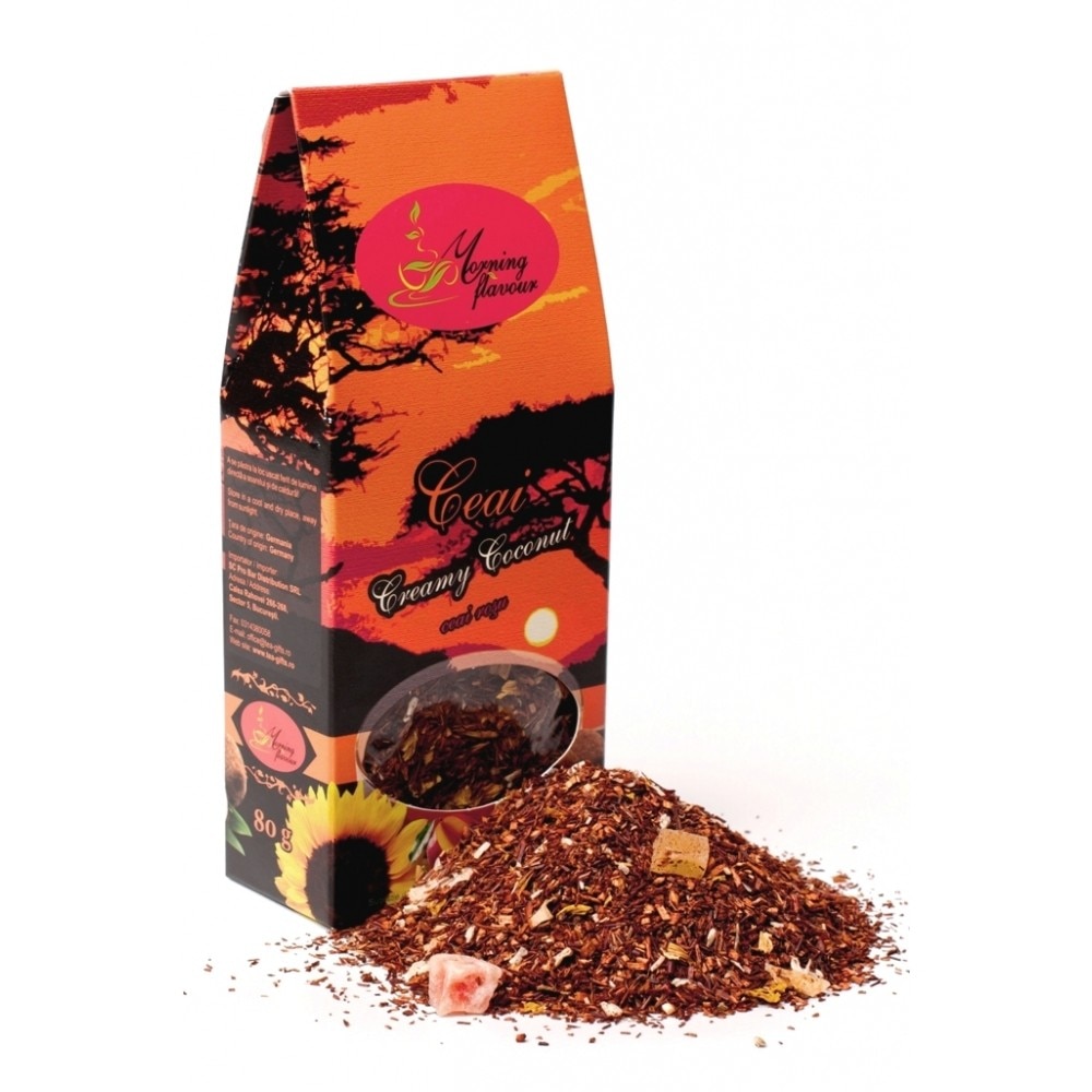 Ceai rooibos Creamy Coconut 80g, Morning Flavour
