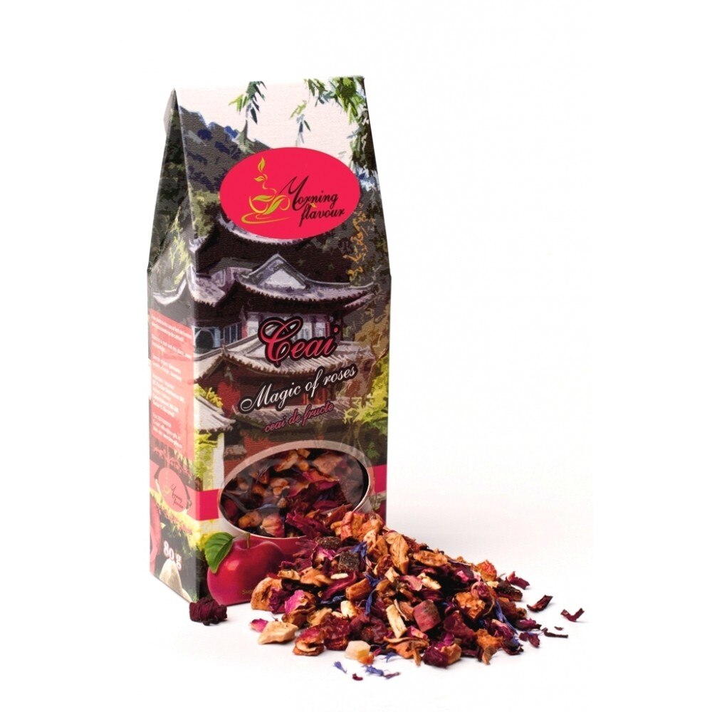 Ceai fructe Magic of Roses 80g, Morning Flavour