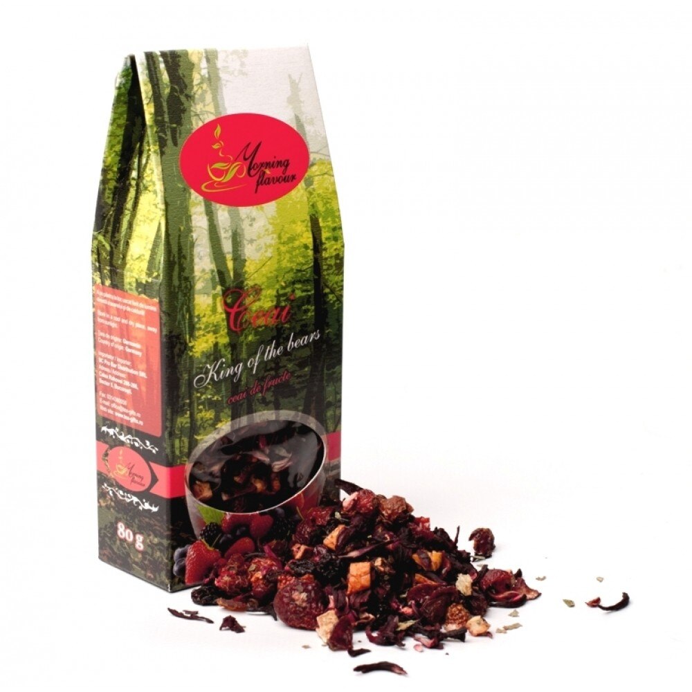 Ceai de fructe King of the Bears 80g, Morning Flavour