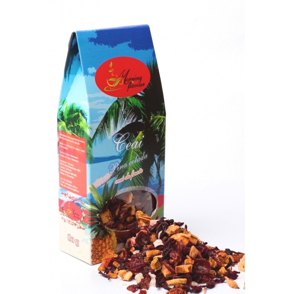 Ceai fructe Pina Colada 80g, Morning Flavour