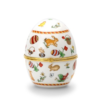 Ou portelan cu iepurasi si fluturi Ou portelan cu iepurasi si fluturi