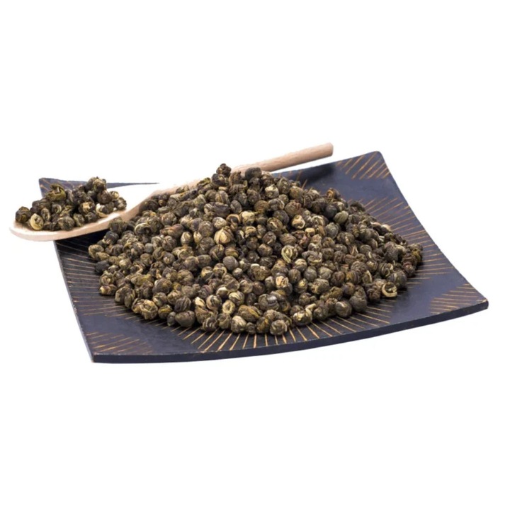 Ceai Alb Chinezesc cu Iasomie, Jasmine Dragon Pearls 50g - 5 O'Clock Tea