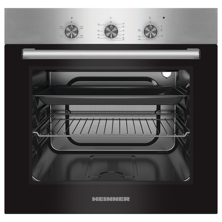 Cuptor incorporabil Heinner HBO-S624LTG-IX, Electric, 62 l, 4 functii, Grill, Clasa A, Inox