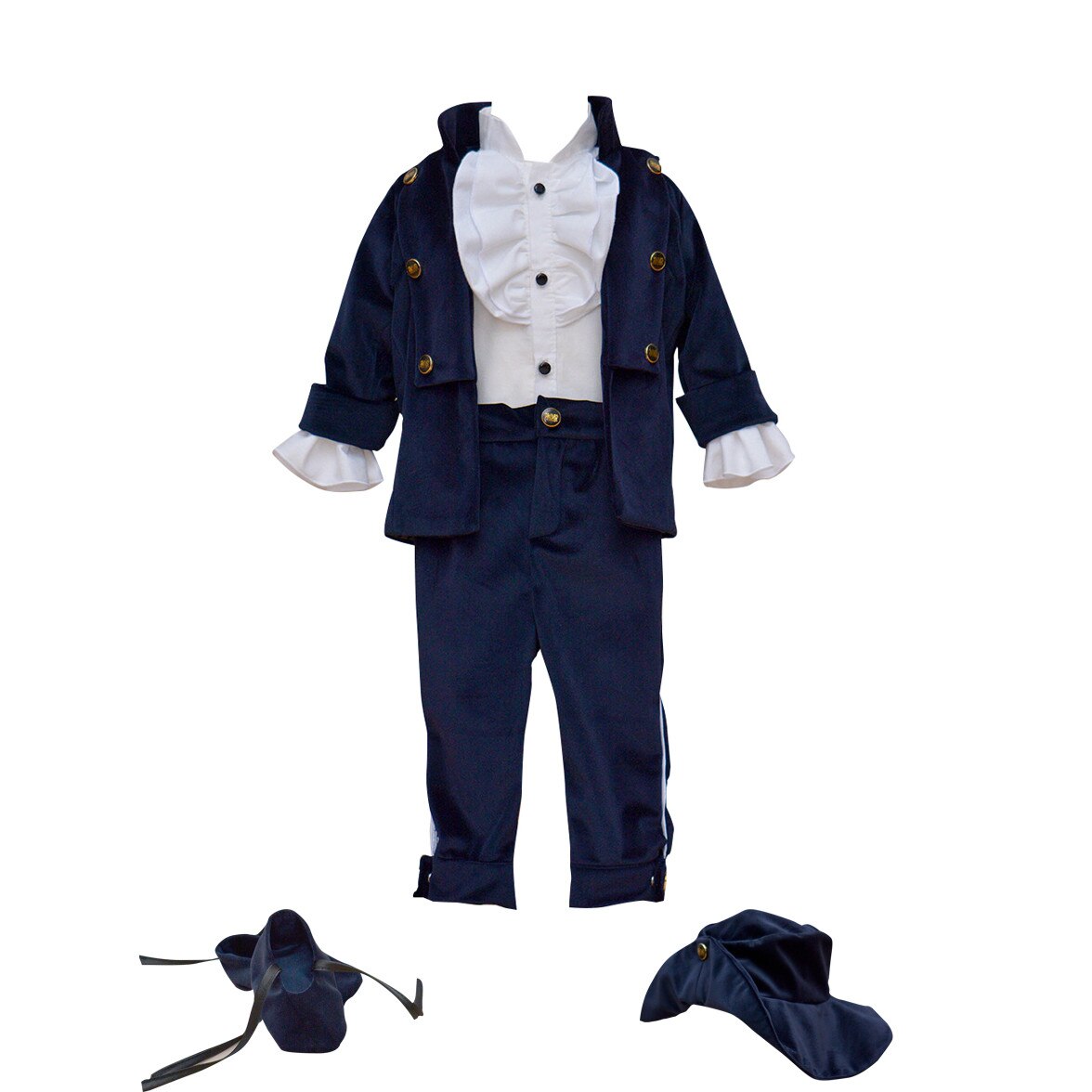 Set costumas de botez cu bascuta si botosei, Couture Bebe, Conte, 3-6 luni