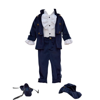 Set costumas de botez cu bascuta si botosei, Couture Bebe, Conte, 3-6 luni Set costumas de botez cu bascuta si botosei, Couture Bebe, Conte, 3-6 luni