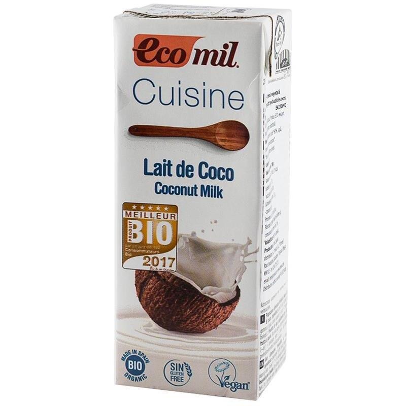 Crema Vegetala pentru Gatit de Cocos Bio Ecomil 200ml