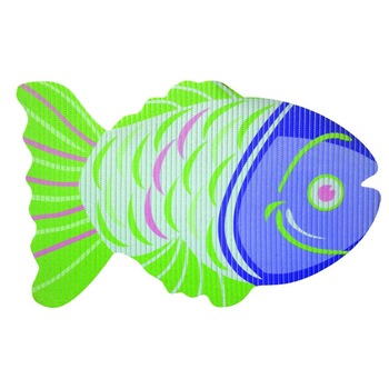 Covoras baie din spuma poliuretanica, Fish Verde Covoras baie din spuma poliuretanica, Fish Verde