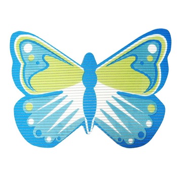 Covoras baie din spuma poliuretanica, Butterfly Albastru Covoras baie din spuma poliuretanica, Butterfly Albastru