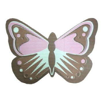 Covoras baie din spuma poliuretanica, Buterfly Bej Covoras baie din spuma poliuretanica, Buterfly Bej