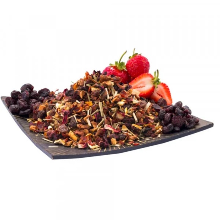 Ceai de Fructe cu Capsuni si Merisoare, Cranberry & Strawberry 50g - 5 O' Clock Tea