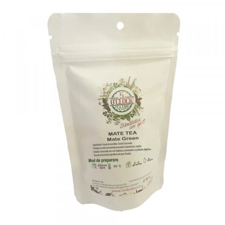 Ceai Yerba Mate Brazilian, Green Mate 50g - 5 O Clock Tea