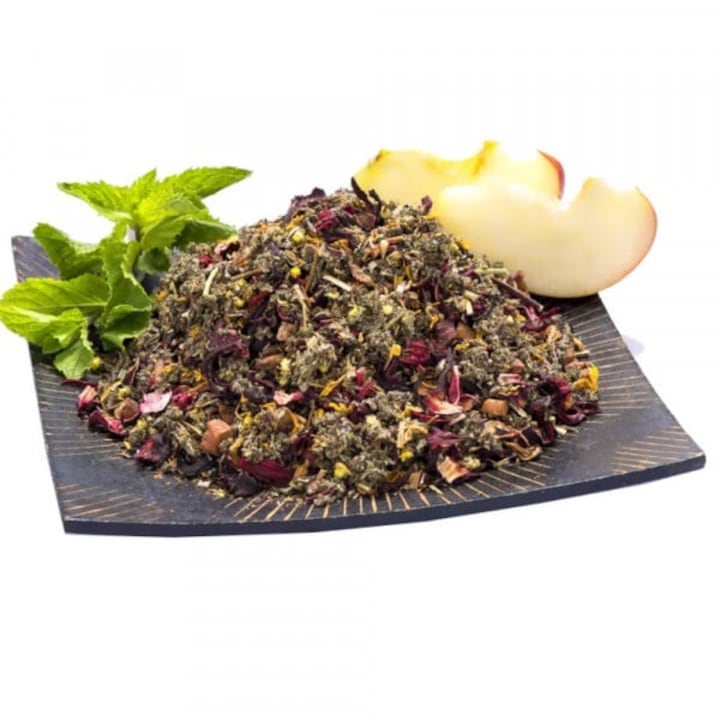 Ceai de Plante cu Menta, Roinita, Galbenele si Cretusca, Good Morning 50g - 5 O Clock Tea