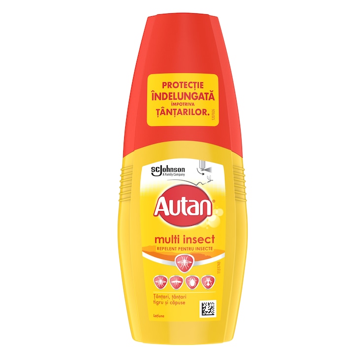 Lotiune anti-intepaturi insecte Autan Multi Insect cu pulverizator, 100 ml