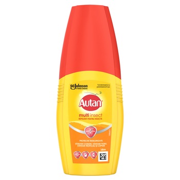 Lotiune anti-intepaturi insecte Autan Multi Insect cu pulverizator, 100 ml Lotiune anti-intepaturi insecte Autan Multi Insect cu pulverizator, 100 ml