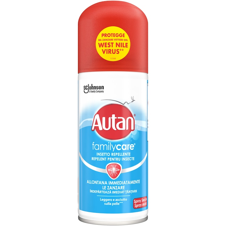 Spray anti-intepaturi insecte Autan Family Care, 100 ml