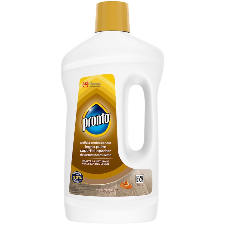 Detergent pentru parchet Pronto Extra Care cu ulei de migdale, 750 ml