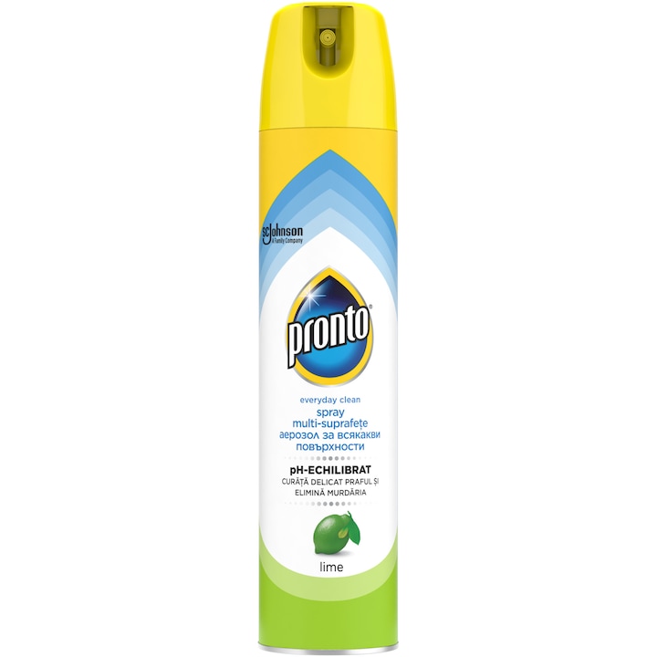 Spray multisuprafete Pronto Lime 5 in 1, 300 ml