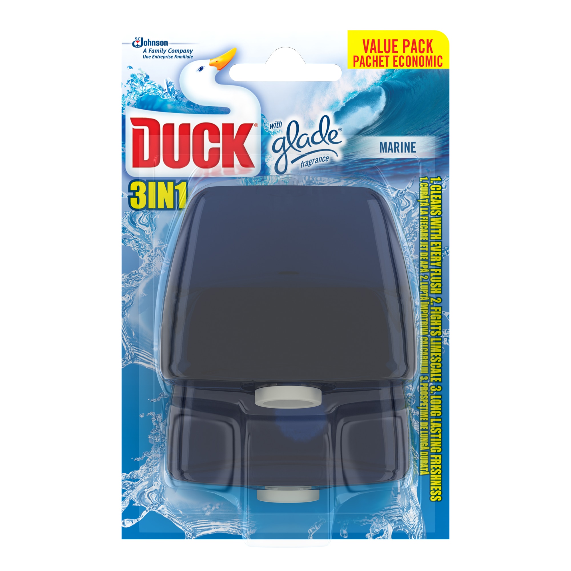 Rezerva dubla Duck 3 in 1 Marine, 2 x 55 ml