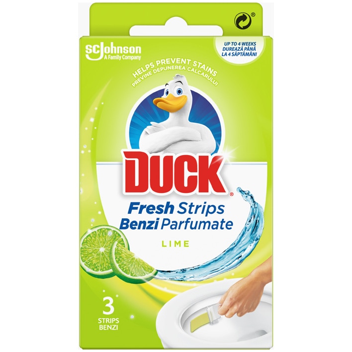 Odorizant toaleta gel Benzi Parfumate Lime 27gr Duck