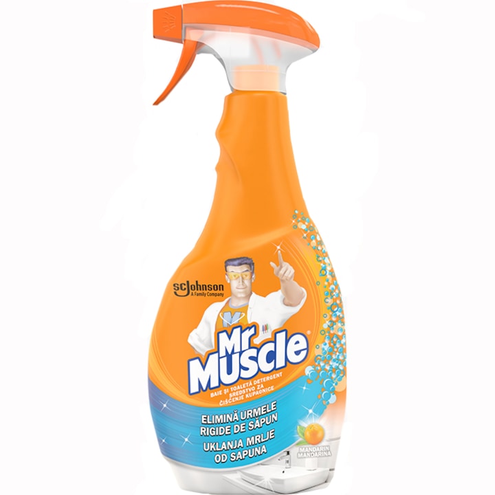 Solutie de curatare Mr Muscle Baie si Toaleta, 500 ml