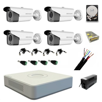 Sistem supraveghere profesional video Hikvision Full HD HOME PROTECT UPS 360 W GRATUIT toate accesoriile incluse + HDD 1 TB Sistem supraveghere profesional video Hikvision Full HD HOME PROTECT UPS 360 W GRATUIT toate accesoriile incluse + HDD 1 TB
