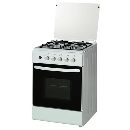 Aragaz Hausberg HB-008AB, 4 arzatoare , Gaz, Aprindere electrica, 50x60 cm, Alb