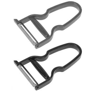 Set 2 curatatoare legume Excellent, plastic si inox Set 2 curatatoare legume Excellent, plastic si inox